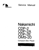 Nakamichi OMS-20-Service-Manual